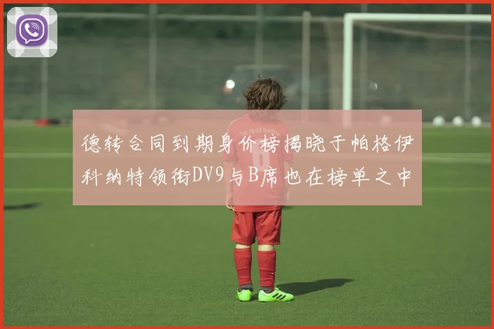 德转合同到期身价榜揭晓于帕格伊科纳特领衔DV9与B席也在榜单之中